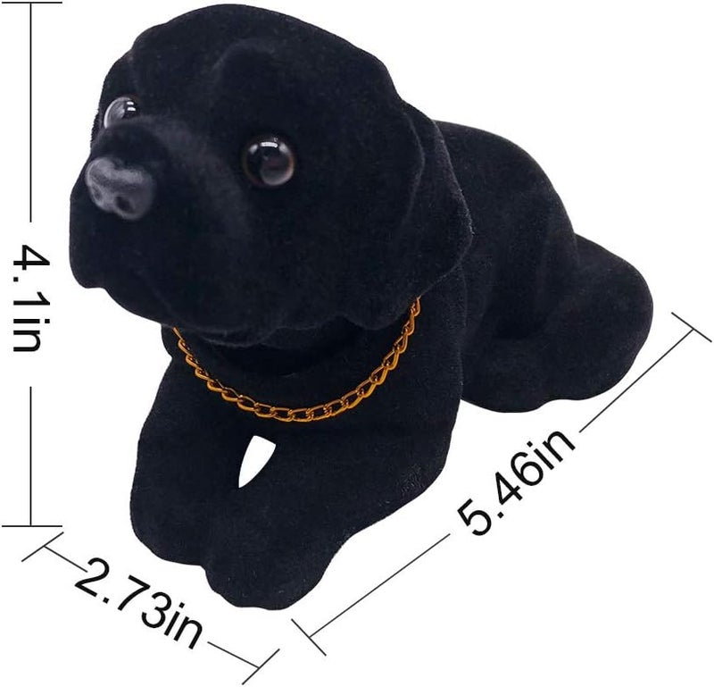 klarako Bobble Head Labrador,Car Decoration Nodding Dog Ornaments High Emulation Creative Dog Dashboard Crafts Dog Lover Gift for Car Vehicle Desk Tabletop Office Decor Baby Kids Toy (Labrador) - Image 2