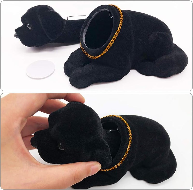 klarako Bobble Head Labrador,Car Decoration Nodding Dog Ornaments High Emulation Creative Dog Dashboard Crafts Dog Lover Gift for Car Vehicle Desk Tabletop Office Decor Baby Kids Toy (Labrador) - Image 5