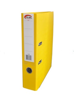 Bafix Elba Folder Plastic Luxury Wide Yellow 25 Piece Box 