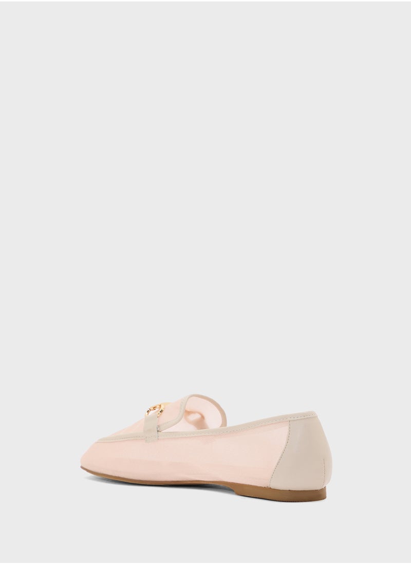 ELLA Mesh Trim Detail Mocassin  - Image 3