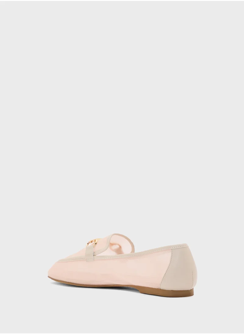 ELLA Mesh Trim Detail Mocassin