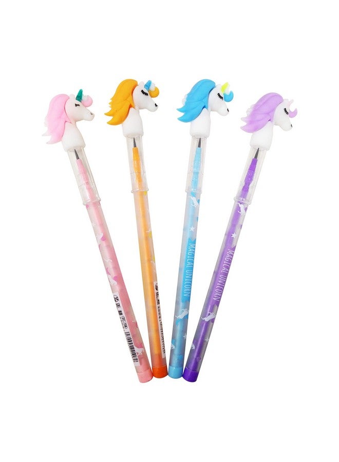 PARTEET Multicolor Unicorn Pencil Pack of 12 Pcs for for Kids (Assorted Colour) - Image 2
