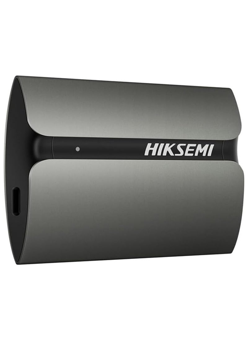 HIKSEMI HIKSEMI Portable External SSD 2TB, Read Speed Up to 560MB/s, USB 3.1/Type C Ultra Thin External SSD for PC/Laptop/Tablets/Smartphones (Grey) - T300S  - Image 1