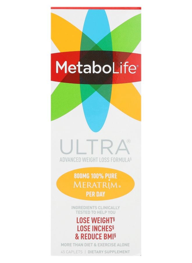 Metabo Ultra Advanced Weight Loss Formula  45 Caplets