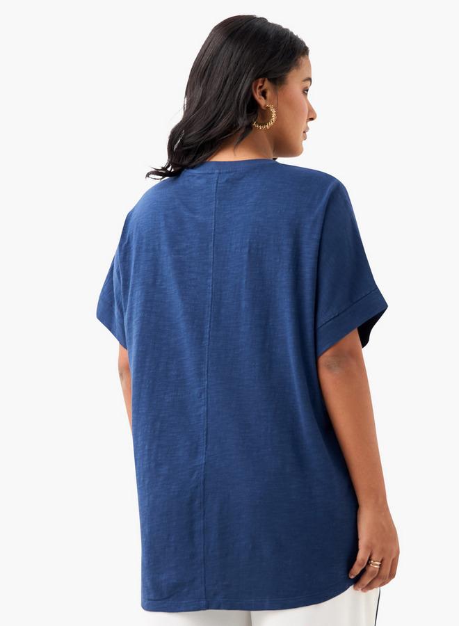 Ulla Popken Plus Size Ulla Popken Printed T-shirt - Image 3