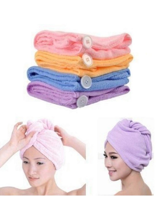 Kytaste Women Microfiber Bathing Quick Dry Hair Magic Drying Turban Wrap Towel Hat Cap Hair Care - Image 1
