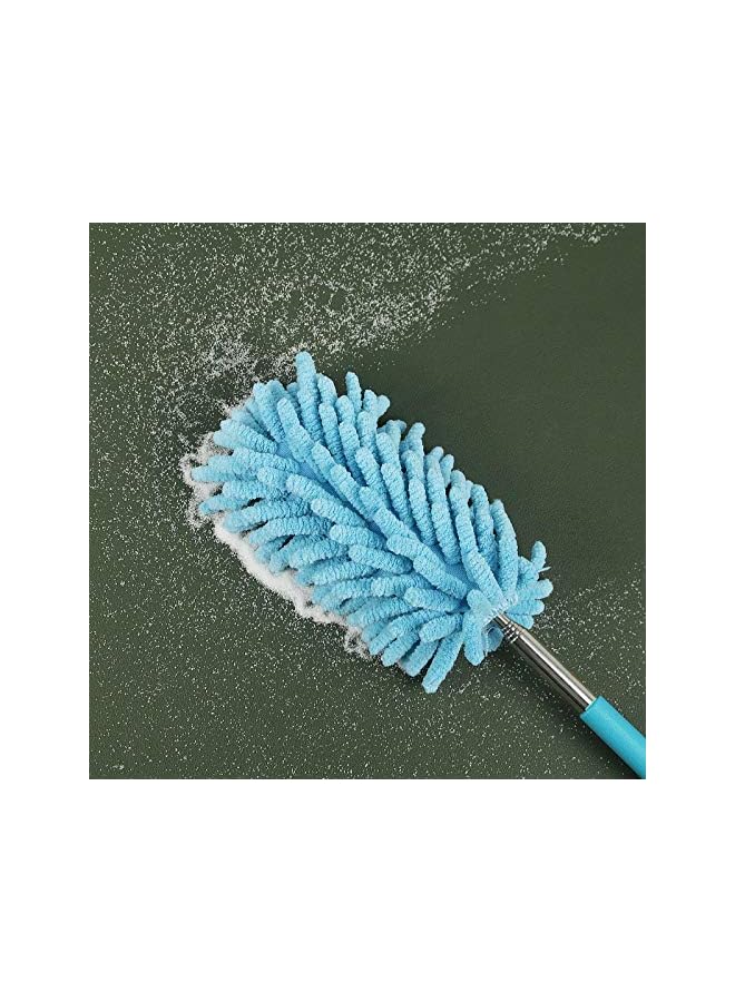 erorex Lorpect Microfiber Duster for Cleaning, Dusters with Telescoping Extension Pole, Extendable Washable Mini Dusters for Cleaning Car, Window, Furniture, Office (6 Pack) - Image 3