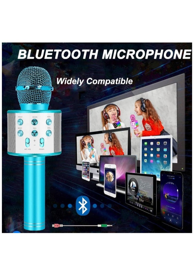 Generic Bluetooth Karaoke Microphone Wireless,Portable Singing Microphone for Kids Adults,Karaoke Machine for Kids Toys,Birthday Gifts Ideas for 3 4 5 6 7 8 9 10 11 12 Year Old  - Image 3