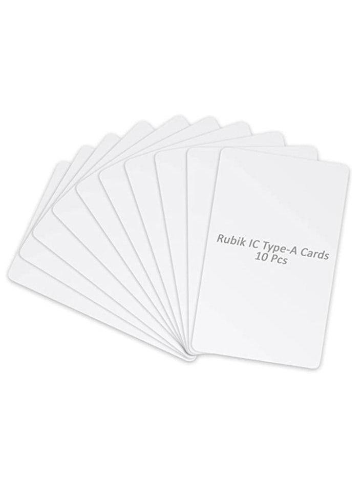 Rubik Rubik 10pcs IC Type-A RFID Key Cards for RFID Copier/Reader/Writer/Duplicator (IC Type-A 10 Cards) 