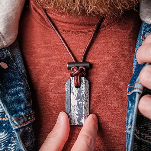 Wazoo Viking Spark™ | Whetstone Sharpener & Fire Starter Necklace | MADE IN USA! - Image 3