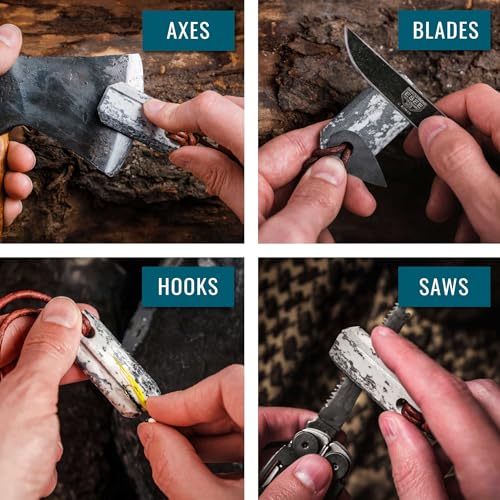 Wazoo Viking Spark™ | Whetstone Sharpener & Fire Starter Necklace | MADE IN USA! - Image 4