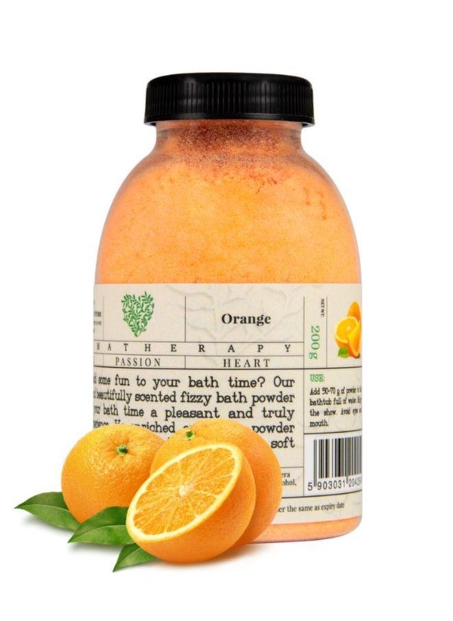 Soap&Friends Soap&Friends Fizzy Orange Bath Powder 200 g  - Image 1