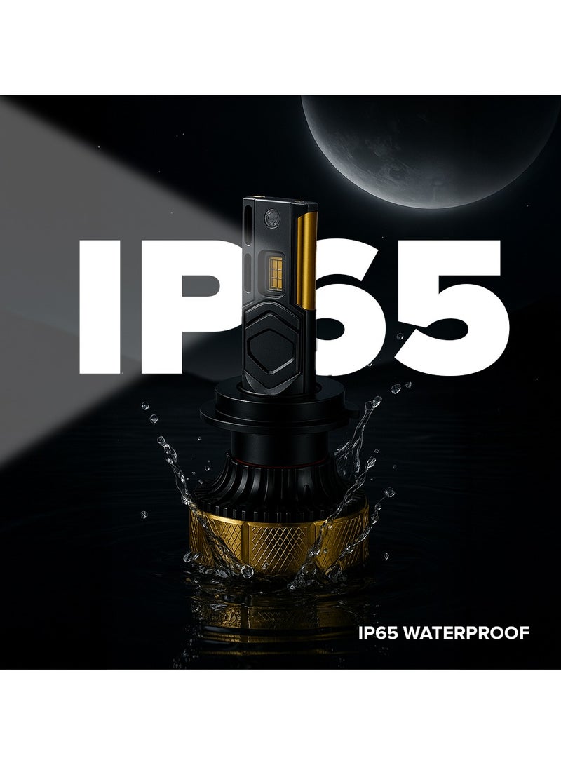 توبيز مصباح توبي EC-100 H11 بقدرة 200 واط LED - 20,000 لومن بفوّض مزدوج فائق السطوع مع نظام كان-بايوس الذكي، وأنابيب نحاسية ورقاقة CSP لأداء فائق في جميع الأحوال الجوية - Image 3