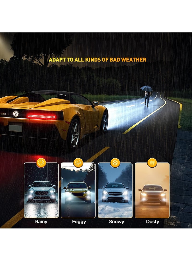 توبيز مصباح توبي EC-100 H11 بقدرة 200 واط LED - 20,000 لومن بفوّض مزدوج فائق السطوع مع نظام كان-بايوس الذكي، وأنابيب نحاسية ورقاقة CSP لأداء فائق في جميع الأحوال الجوية - Image 5