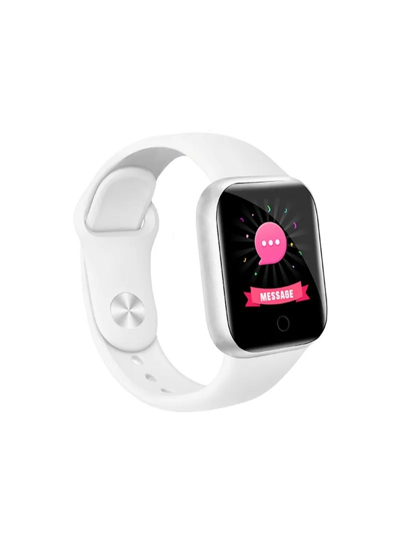 HEXABEX Silicone Sport Strap/Band Compatible With 46mm/45mm/44mm/49mm for Apple watch All Series White  - Image 2