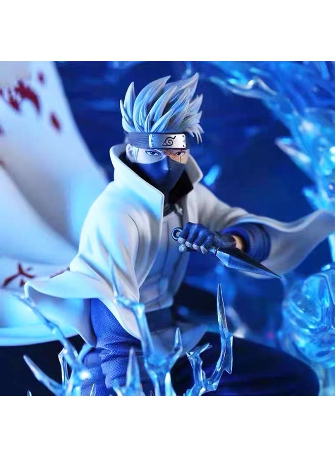 هالامودو حجم كبير أنيمي نينجا معلم العمل الشكل - PVC نموذج المجموعة ديكور سطح المكتب الزخرفة ، هدية عيد ميلاد مثالية للفتيان والبنات ، 27 سم - Image 2