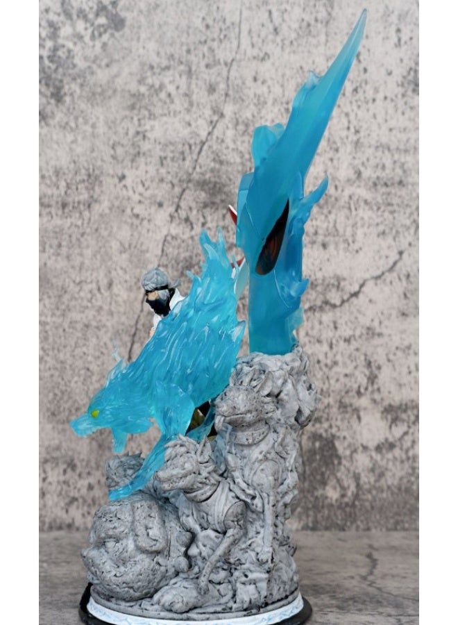 هالامودو حجم كبير أنيمي نينجا معلم العمل الشكل - PVC نموذج المجموعة ديكور سطح المكتب الزخرفة ، هدية عيد ميلاد مثالية للفتيان والبنات ، 27 سم - Image 5