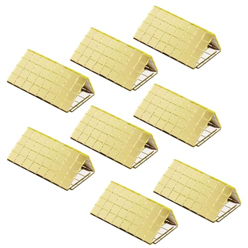 Murtenze 3776 PCS SelfAdhesive Mirror Tiles Square Mirror Stickers Disco Tiles Glass DIY Craft Decoration Small Mosaic Tiles for Interior DecorationDIY EnthusiastsGold - Image 1