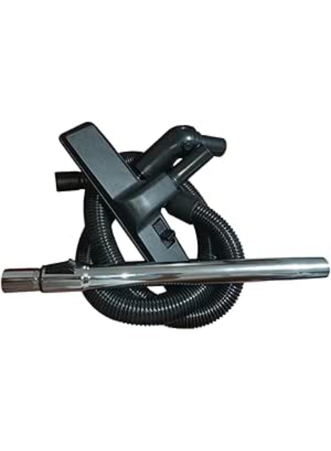 Imported three-piece vacuum cleaner set: stainless steel tube, hose, and vacuum cleaner brush; compatible with some Panasonic and National vacuum cleaners - Image 1