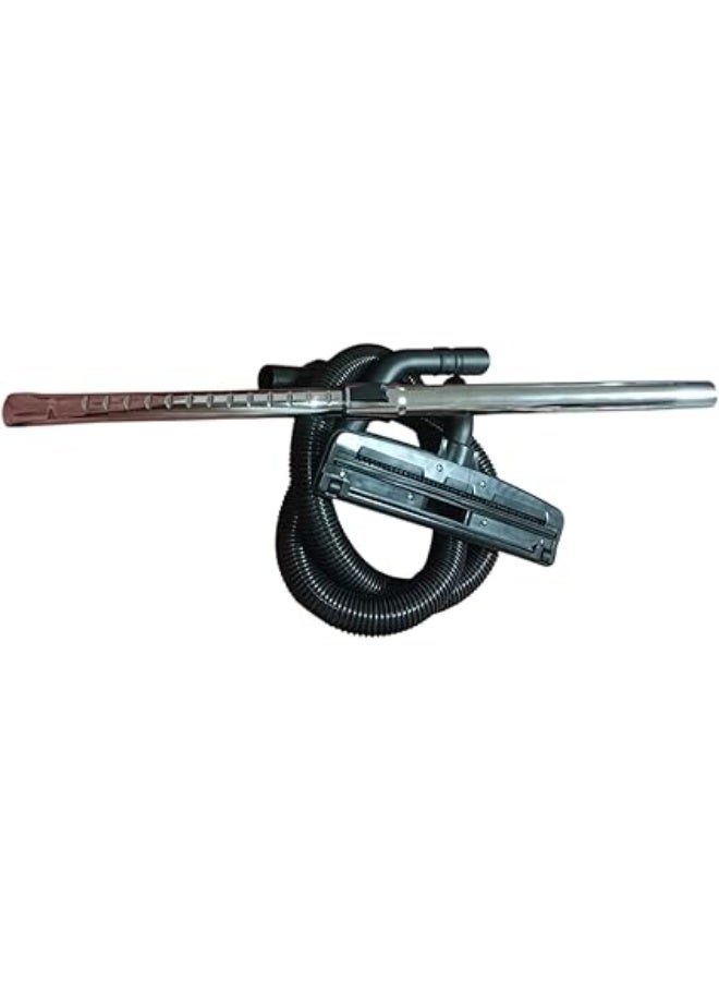 Imported three-piece vacuum cleaner set: stainless steel tube, hose, and vacuum cleaner brush; compatible with some Panasonic and National vacuum cleaners - Image 2