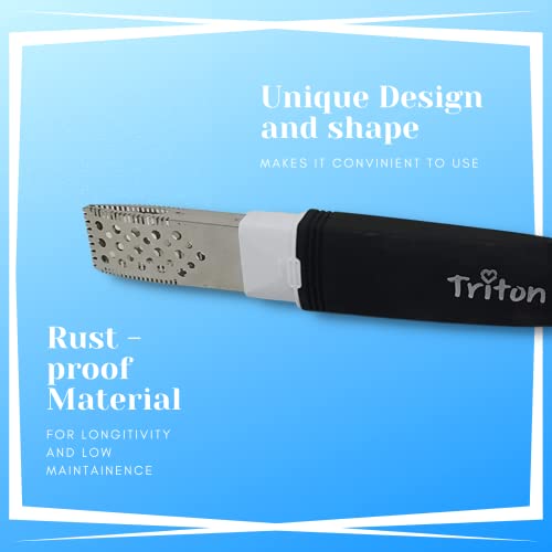 TRITON Professional 3 In 1 Foot Scraper for Pedicure, Foot Filer for Hard n Dead Skin Removing, Callus Remover for Feet, Foot Scrubber for Women n Men - Image 2