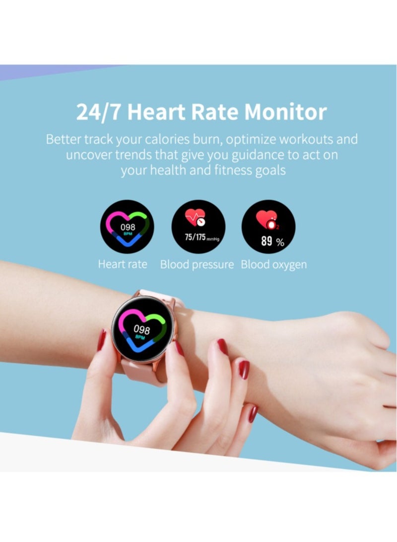 AROAQ DT88 Fitness Tracker, IP68 Waterproof Comfortable Smart Watch, Full Touch Screen Large Display Smart Wrist Watch, Durable Health Monitoring Watch With Multiple Functions, (1pc, Black) - Image 4