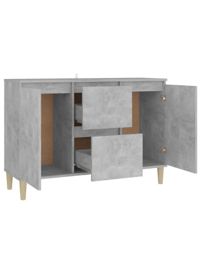 فيداكسل الخرسانة الجانبية رمادية 103.5x35x70 سم الخشب هندسي  - Image 2