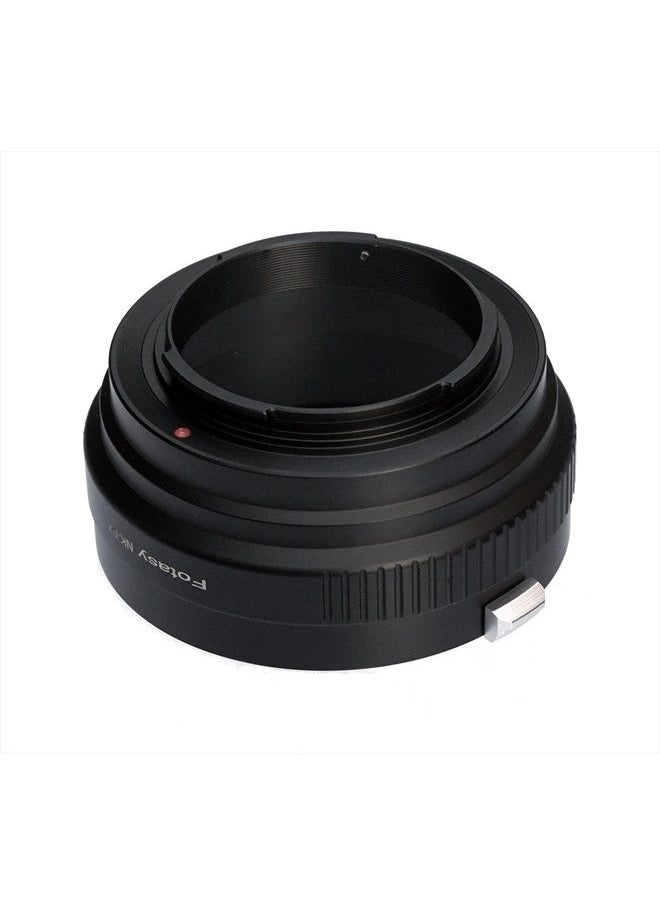 Fotasy - Copper Nikkor Lens to Fuji X Adapter, NK F Mount to X Adapter, Compatible with Fujifilm X-Pro1 X-Pro2 X-Pro3 X-E2 X-E3 X-A10 X-T1 X-T2 X-T3 X-T4 X-T10 X-T20 X-T30 X-T30II X-T100 X-H1 - Image 1
