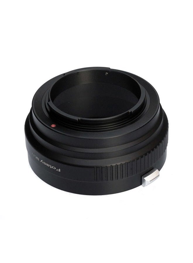 Fotasy Copper Nikkor Lens to Fuji X Adapter, NK F Mount to X Adapter, Compatible with Fujifilm X-Pro1 X-Pro2 X-Pro3 X-E2 X-E3 X-A10 X-T1 X-T2 X-T3 X-T4 X-T10 X-T20 X-T30 X-T30II X-T100 X-H1 - Image 4