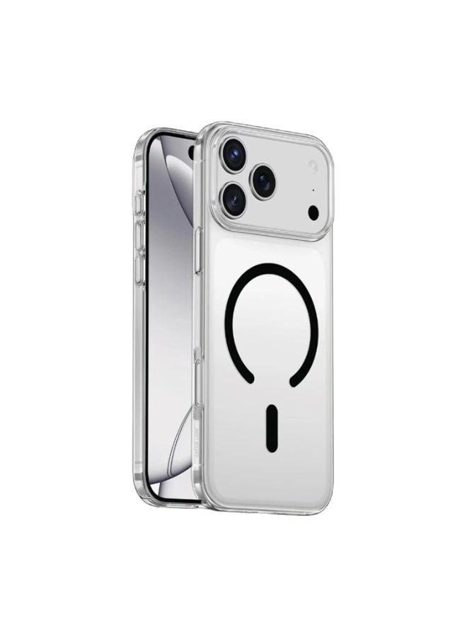 جرين ليون جراب ماج سيف لهاتف iPhone 17 Pro Max Coral Delgado رفيع للغاية وخفيف الوزن / غطاء خلفي مضاد للاصفرار / قبضة مريحة / مضاد للخدش / حماية محسنة / وضوح دائم - أسود - Image 2