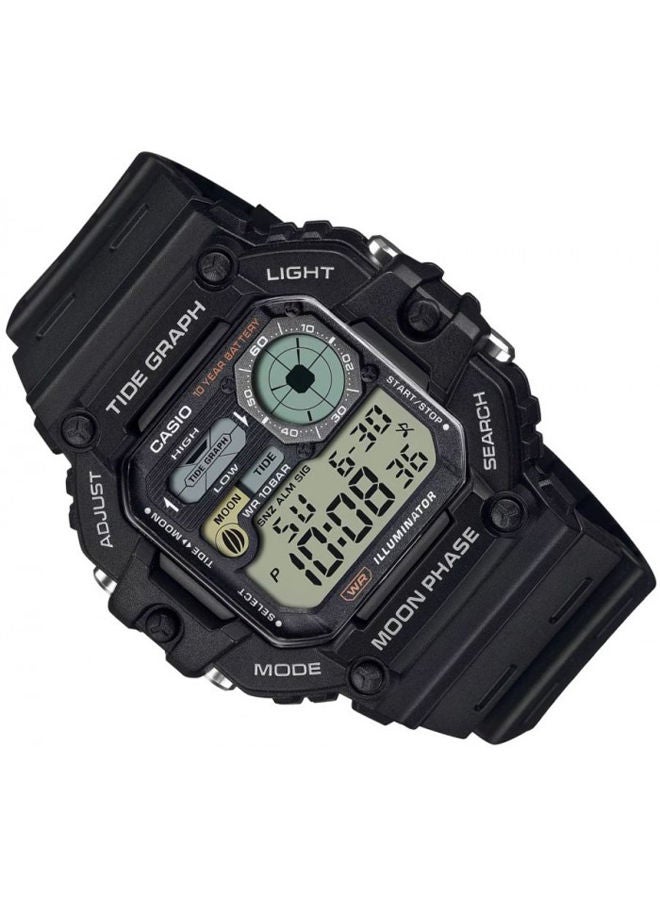 كاسيو ساعة يد من سيليكون عقارب/مقابض WS-1700H-1AVDF - Image 2