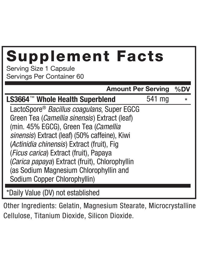 ProbioSlim Force Factor ProbioSlim Probiotics for Women and Men, Probiotics for Digestive Health to Reduce Bloating, Gas, & Occasional Diarrhea, with Prebiotics, LactoSpore, & Green Tea for Energy, 60 Capsules  - Image 5