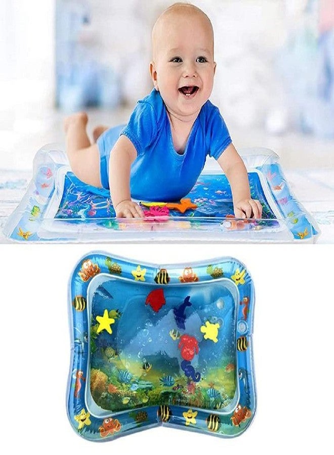 SAJAG Baby Kids Water Play Mat Toys Inflatable Tummy Time Leakproof Water Play Mat, Fun Activity Play Center Indoor and Outdoor Water Play Mat for Baby (Water Play Mat) - Image 2
