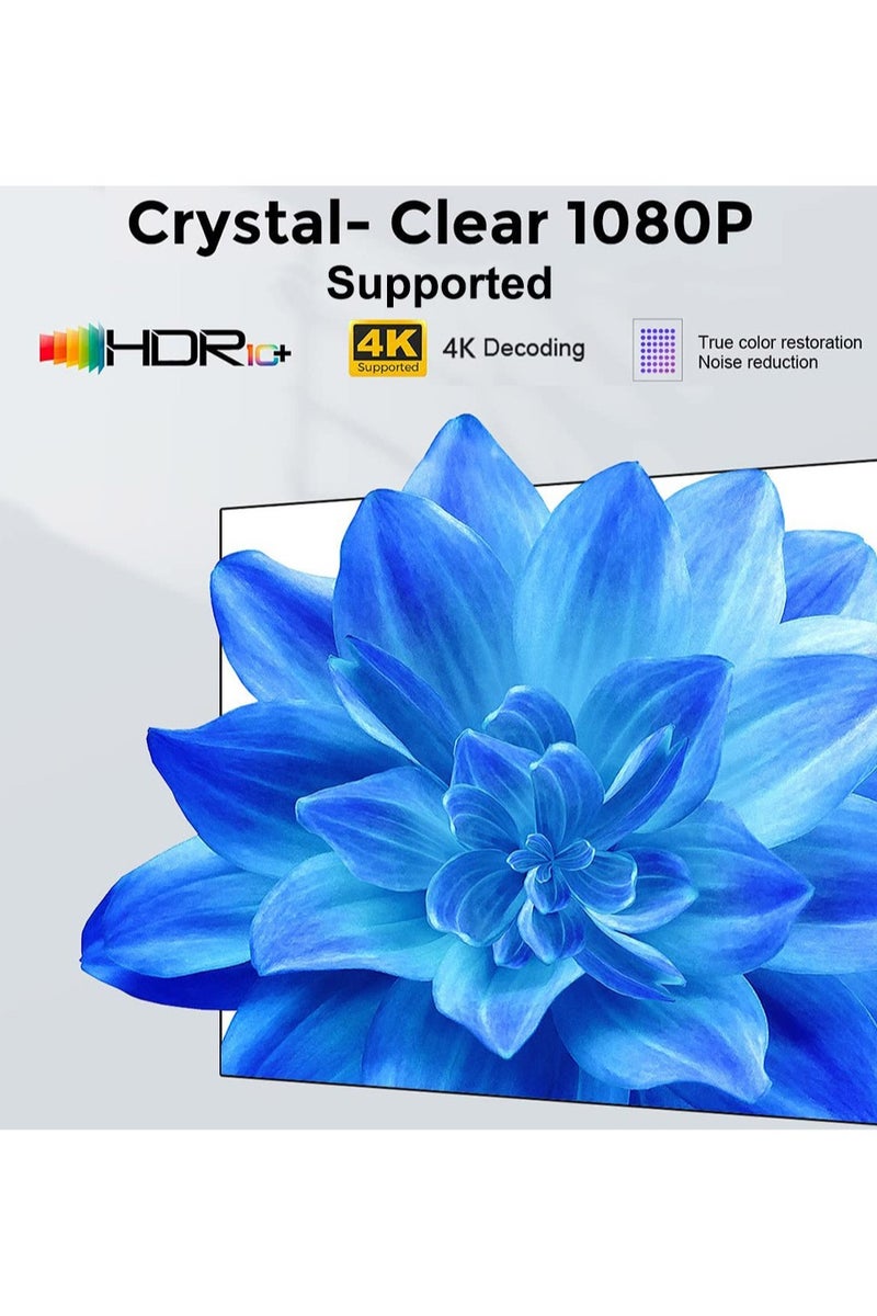 SLG Upgrade Portable Projector 400ANSI 1080P Full HD 5G&2.4G Dual WiFi BT5.0 HIFI Speaker Built-in Android OS - Image 5