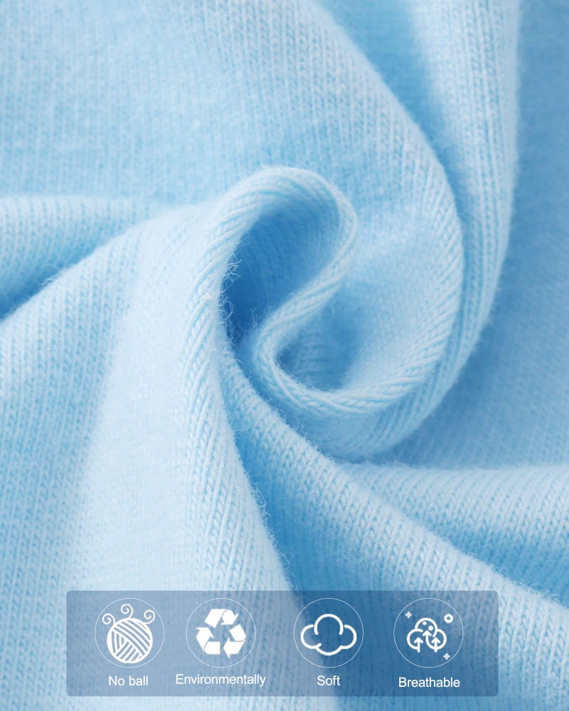 YUEMION Infant Baby Boy Clothes Gentleman Outfits Suits Summer Short Sleeve Bowtie Bodysuit Shirts + Suspender Shorts(Blue,6-9 Months) - Image 5