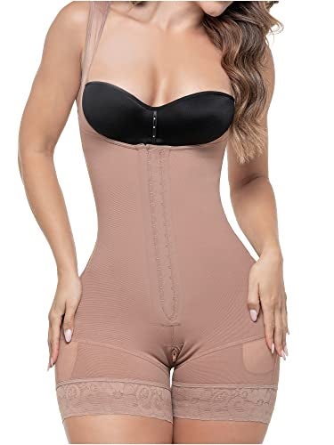 Sonryse 0211 - Body Faja Braless Panty Shaper Short - Fajas Colombianas XS - Image 1