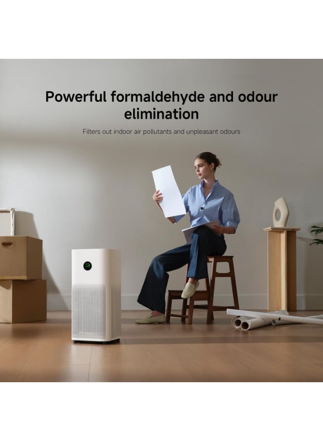 Xiaomi Smart Air Purifier 6, High CADR 443m³/h, Covers Rooms Up to 87.5m², 5-in-1 HEPA Filtration, Smart App & Voice Control, Quiet Air Cleaner for Dust, Smoke, Pollen & Pet Dander AC-M25-SC White - Image 4
