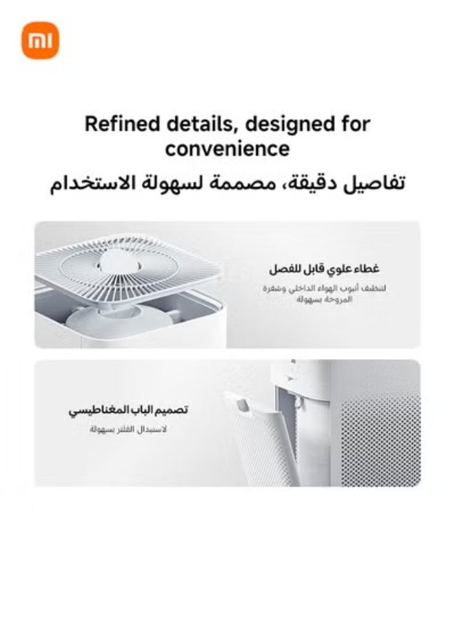 Xiaomi Smart Air Purifier 6, High CADR 443㎡/h, Covers Rooms Up to 87.5 ㎡, 5-in-1 HEPA Filtration, Smart App & Voice Control, Quiet Air Cleaner for Dust, Smoke, Pollen & Pet AC-M25-SC White AC-M25-SC White - Image 5
