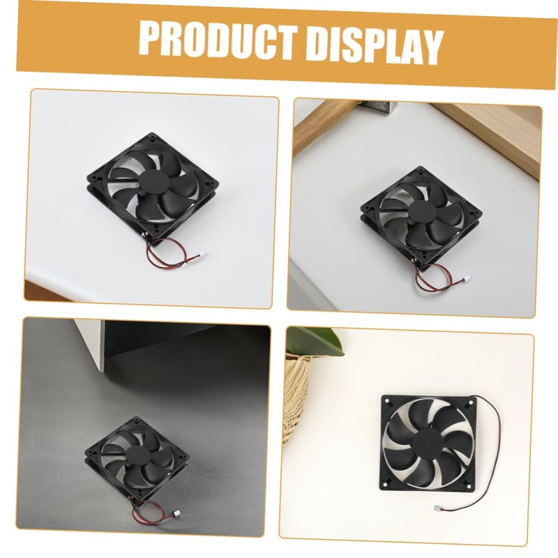 2PCS 120mm Dual Bearing PC Cooling Fans High Airflow Silent with Adaptive Speed Control - Image 4