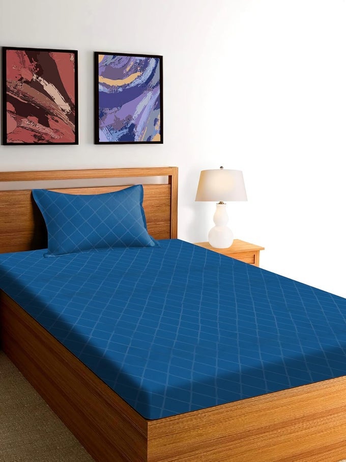 BRAND UMI SUPER SOFT BRUSHED MICROFIBER COTTON SINGLE BEDSHEET WITH PILLOW COVERBEDSHEET 60X90INCHES PILLOW COVER 17X27INCHES BEDSHEET FOR SINGLE BEDGIFT FORT OCCASIONS