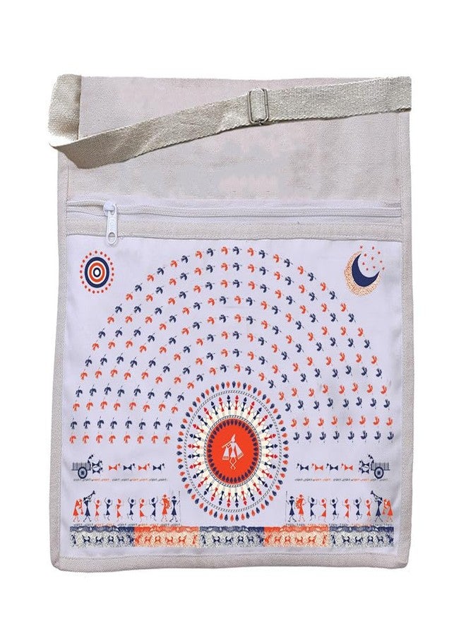 PrintingZone Classic Cross Body Tote Bag | 15kg Cotton Canvas Bag for Casual & Daily Carry - Image 1