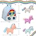 Hopearl Magic Unicorn House Interactive Plush Toy Set Fun Playhouse for Toddlers Early Learning Educational Gift for Kids Cute Pony Hide Seek Game 11 - Image 3