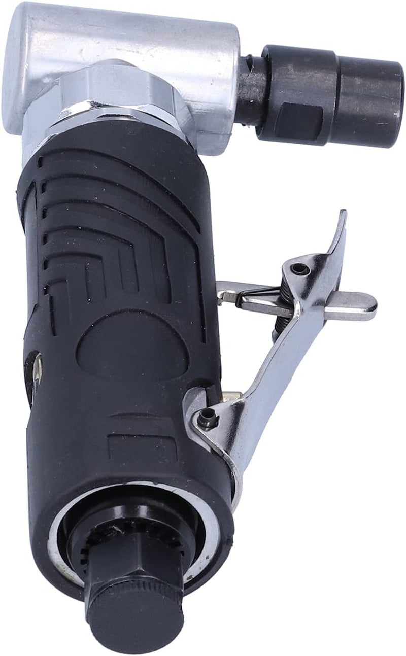 90 Degree Air Die Grinder, Pneumatic Die Grinder with Straight Shank, Compact Lightweight Zinc Alloy Body for Tight Space Grinding and Polishing - Image 4