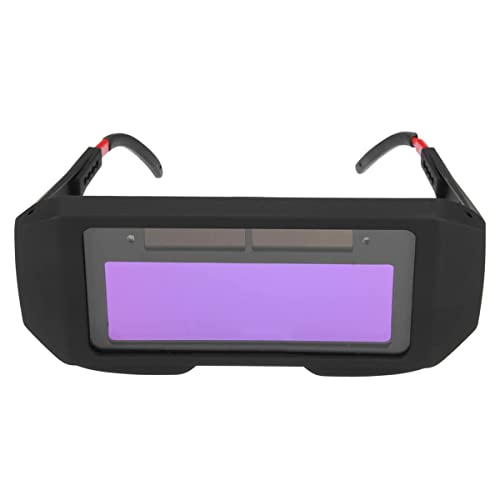 Bolt Safety Welding Auto Darkening Lens Eye Protecting Goggles Solar Powered Battery Light Filter Screen Pack of 1 (Black) - Image 1