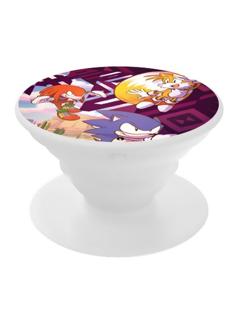 RKN Printed Pop Socket Purple/White/Black - Image 1