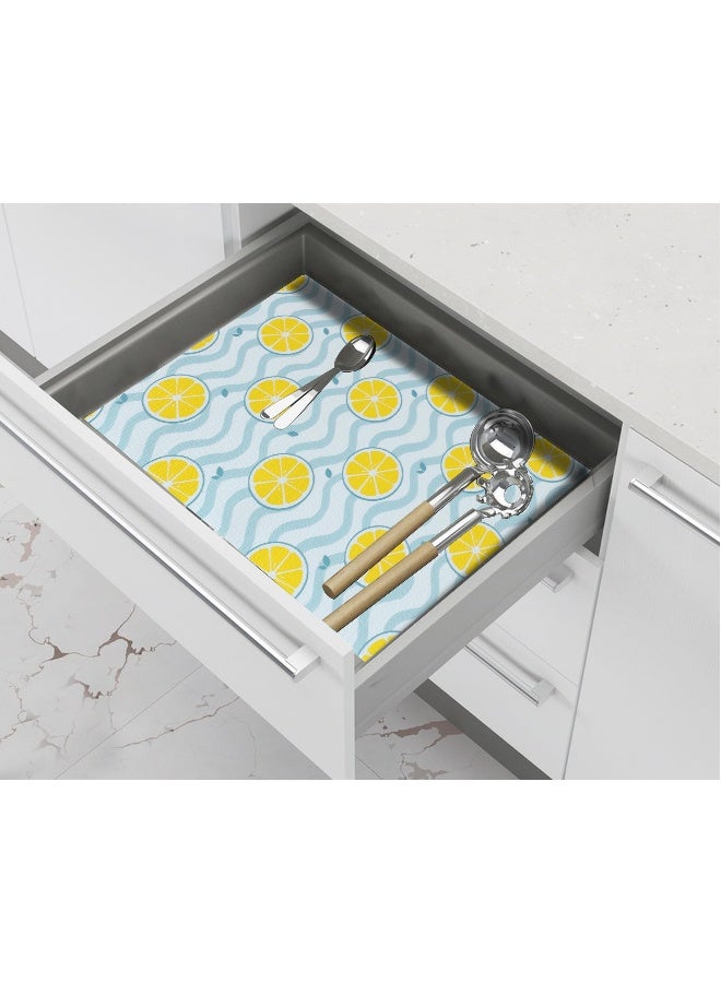 PVC Cabinet Mats Refrigerator Anti Slip Mats Waterproof And Oil Proof Mats Kitchen Drawer Storage Mats Dust Proof Mats Shelf Liners For Kitchen Cabinets Non Adhesive Cabinet Liner Non Slip Contact P - Image 2