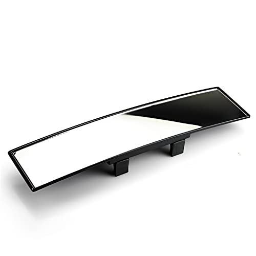 Guance 30cm Wide Universal Curve Convex Interior Clip Panoramic Rear View Mirror for Hyundai Grand I10 NIOS - Image 1