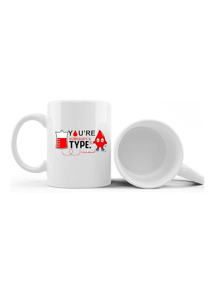 Blood Donation Awareness Ceramic Coffee Mug | Give The Gift Of Life:Donate Blood|Donate Blood Save A Life|Support The Need For Blood Donors - Image 3