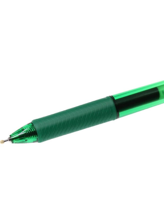 Pentel Bln105 Retractable Green Gel Pen, Stylish 0.5Mm Signing Pen, Business And Student Quick-Drying Ink Pen, Water-Based Pen, Stationery, Green Single Pen - Image 2