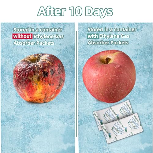 Wisesorb 20PCS 10 Gram Ethylene Gas Absorber Packet, Vegetable & Fruit Fresh Produce Protector,Fresh Fruit Preserver, Vegetable Saver,Food Saver,Ethylene Gas Absorber for The Fridge - Image 4